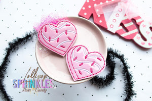 Valentine cake feltie