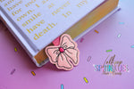 Load image into Gallery viewer, Smut ribbon book mark &amp; book stack paper clip
