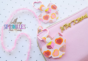 Pan dulce bow keychain