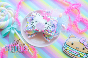 Kitty bubbles gum bow