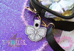 Load image into Gallery viewer, Polka dot bow keychain
